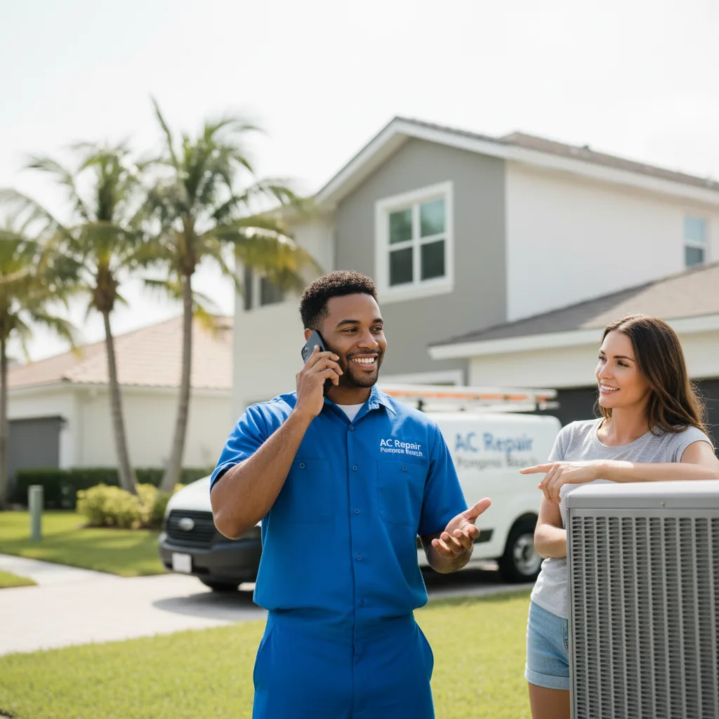 AC Repair Pompano Beach customer support in Hoschton